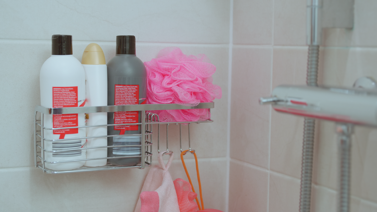 Easy Fix MultiFunction Basket Shower Caddy RV Shower Storage Ecocamel